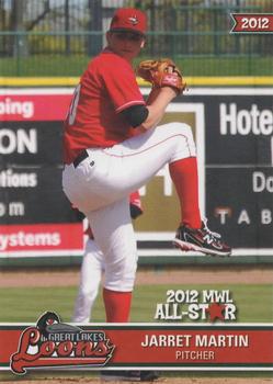 2012 Choice Great Lakes Loons #17 Jarret Martin Front