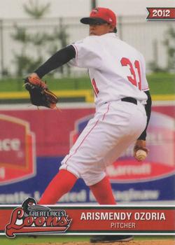 2012 Choice Great Lakes Loons #22 Arismendy Ozoria Front