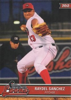 2012 Choice Great Lakes Loons #23 Raydel Sanchez Front
