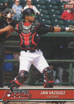 2012 Choice Great Lakes Loons #29 Jan Vazquez Front