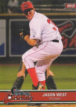 2012 Choice Great Lakes Loons #30 Jason West Front