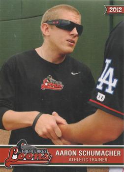 2012 Choice Great Lakes Loons #35 Aaron Schumacher Front