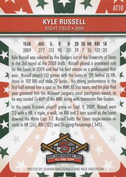 2012 Choice Great Lakes Loons - All-Time Team #AT10 Kyle Russell Back