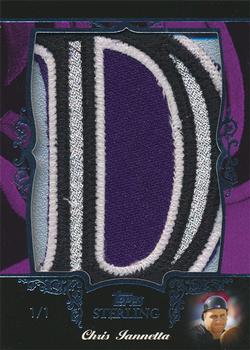 2007 Topps Sterling - Letter Patch #NNO Chris Iannetta Front