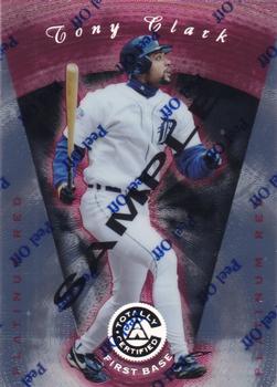 1997 Pinnacle Totally Certified - Samples #18 Tony Clark Front