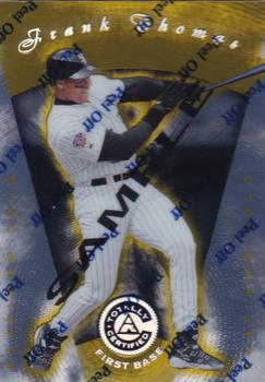 1997 Pinnacle Totally Certified - Samples #41 Frank Thomas Front