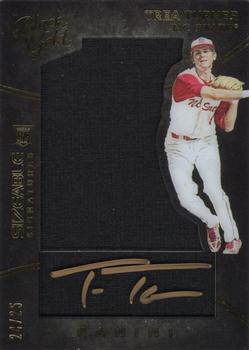 2016 Panini Immaculate Collegiate - Black Gold Sizeable Signatures Gold #48 Trea Turner Front