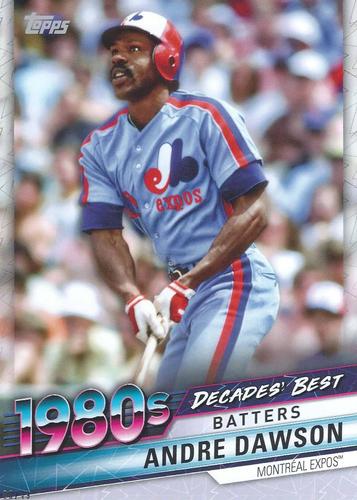 2020 Topps Decades' Best (Series One) 5x7 #DB-50 Andre Dawson Front