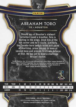 2020 Panini Select #6 Abraham Toro Back