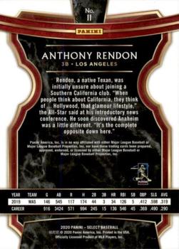 2020 Panini Select #11 Anthony Rendon Back