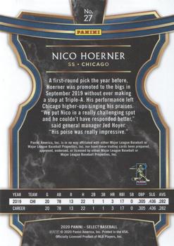 2020 Panini Select #27 Nico Hoerner Back