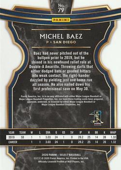 2020 Panini Select #79 Michel Baez Back