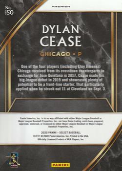 2020 Panini Select #150 Dylan Cease Back
