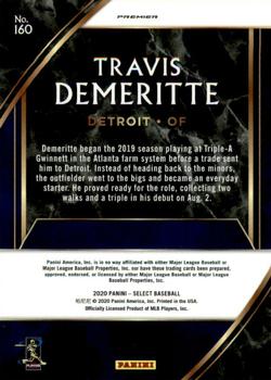 2020 Panini Select #160 Travis Demeritte Back