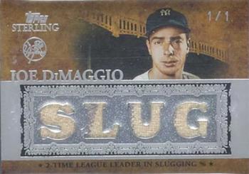 2007 Topps Sterling - Stardom Relics Quad Sterling Silver #SS70 Joe DiMaggio Front