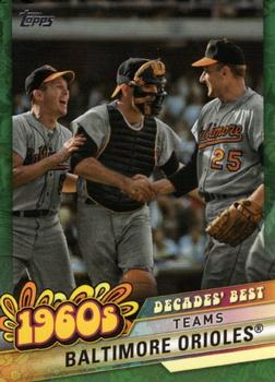 2020 Topps - Decades' Best Green (Series One) #DB-27 Baltimore Orioles Front