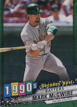 2020 Topps - Decades' Best Green (Series One) #DB-54 Mark McGwire Front