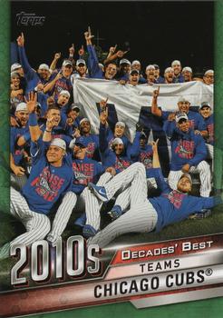2020 Topps - Decades' Best Green (Series One) #DB-83 Chicago Cubs Front