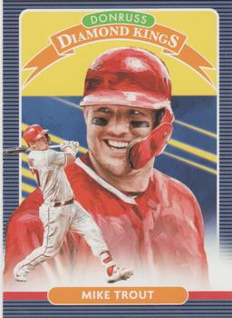 2020 Donruss - Yellow #9 Mike Trout Front