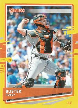 2020 Donruss - Yellow #93 Buster Posey Front