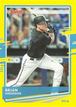 2020 Donruss - Yellow #165 Brian Anderson Front