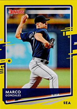 2020 Donruss - Yellow #182 Marco Gonzales Front