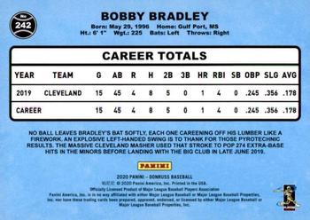 2020 Donruss - Yellow #242 Bobby Bradley Back