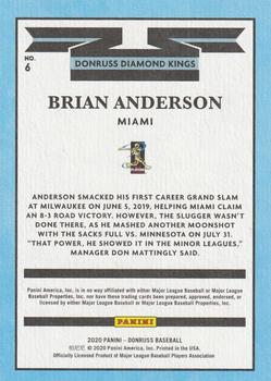 2020 Donruss - Independence Day #6 Brian Anderson Back