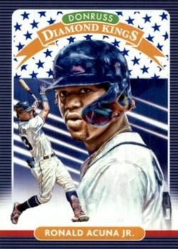 2020 Donruss - Independence Day #8 Ronald Acuna Jr. Front