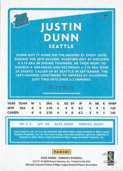 2020 Donruss - Independence Day #41 Justin Dunn Back