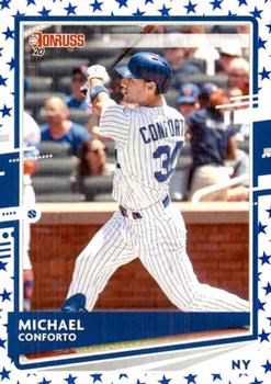 2020 Donruss - Independence Day #63 Michael Conforto Front