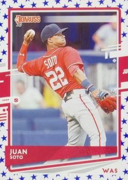 2020 Donruss - Independence Day #162 Juan Soto Front