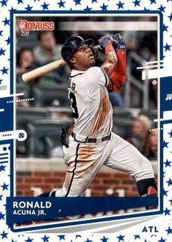 2020 Donruss - Independence Day #170 Ronald Acuna Jr. Front
