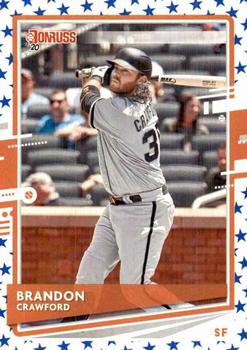 2020 Donruss - Independence Day #189 Brandon Crawford Front