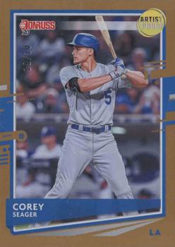 2020 Donruss - Artist Proof #106 Corey Seager Front