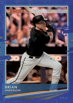 2020 Donruss - Holo Blue #165 Brian Anderson Front
