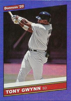 2020 Donruss - Holo Blue #218 Tony Gwynn Front