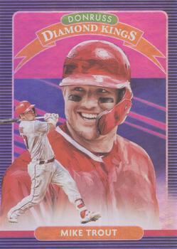 2020 Donruss - Holo Pink #9 Mike Trout Front