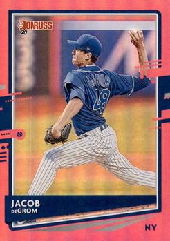 2020 Donruss - Holo Pink #71 Jacob deGrom Front