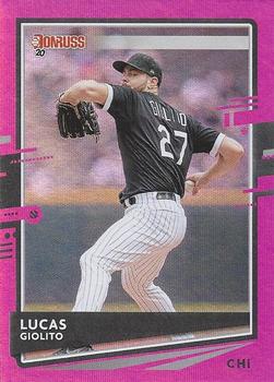 2020 Donruss - Holo Pink #76 Lucas Giolito Front
