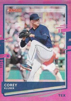 2020 Donruss - Holo Pink #81 Corey Kluber Front