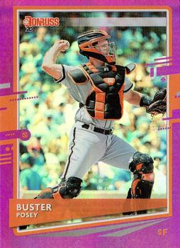 2020 Donruss - Holo Pink #93 Buster Posey Front