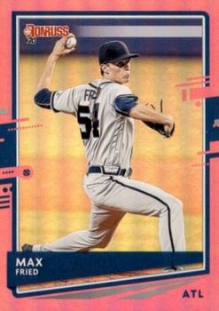 2020 Donruss - Holo Pink #143 Max Fried Front