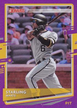 2020 Donruss - Holo Pink #171 Starling Marte Front