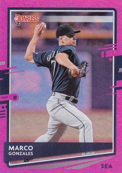 2020 Donruss - Holo Pink #182 Marco Gonzales Front