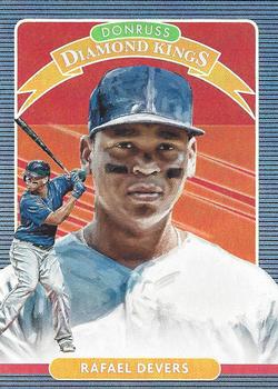 2020 Donruss - Holo Red #16 Rafael Devers Front