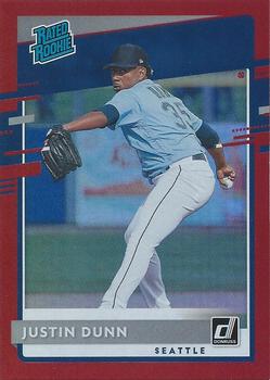 2020 Donruss - Holo Red #41 Justin Dunn Front