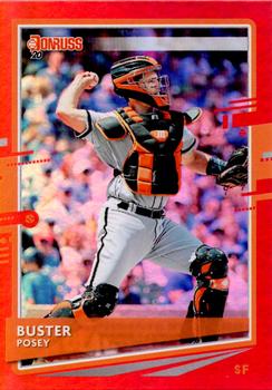 2020 Donruss - Holo Red #93 Buster Posey Front