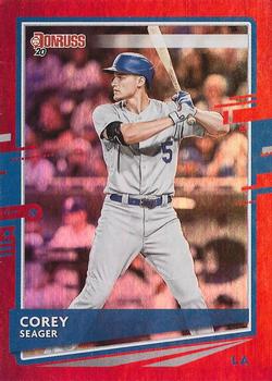 2020 Donruss - Holo Red #106 Corey Seager Front