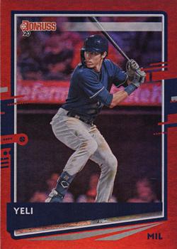 2020 Donruss - Holo Red #110 Christian Yelich Front
